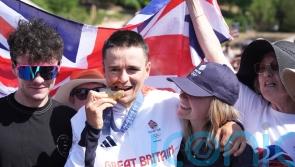 William and Kate congratulate athletes on first gold medals for Team GB in Paris