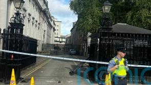 Man questioned after state buildings in Dublin targeted in ramming incidents