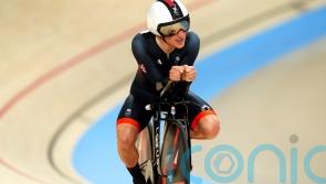 Great Britain take team pursuit silver after Ethan Hayter slip on final lap