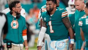 Buffalo Bills ease to victory as Tua Tagovailoa suffers concussion