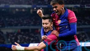 Robert Lewandowski hits brace in Barcelona&rsquo;s rout of Real Madrid