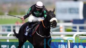 Strong Leader warming up for Long Distance return with Newbury spin