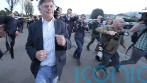 Hutch&rsquo;s Dail bid ends with him running away from pandemonium at count centre
