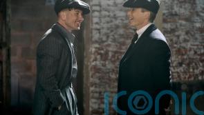 Barry Keoghan and Cillian Murphy jubilant as they wrap Peaky Blinders movie