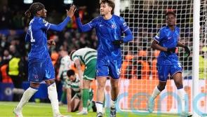Marc Guiu hat-trick helps Chelsea power on in Europe with Shamrock rout