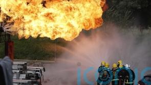 Brisbane bring the Heat &ndash; fire in DJ booth stops play at the Gabba