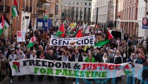 Demonstration urges new Irish Government to sanction Israel