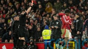 Ruben Amorim defends Patrick Dorgu after error and red card against Ipswich