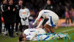 Ao Tanaka&rsquo;s thumping finish sends Leeds back top of the Championship