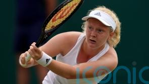 Brit Fran Jones taken off court in wheelchair after mid-match collapse