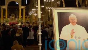 Pope Francis&rsquo;s body goes on public display as mourners gather ahead of funeral