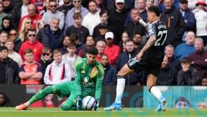 Manchester United controversially end Aston Villa&rsquo;s Champions League hopes