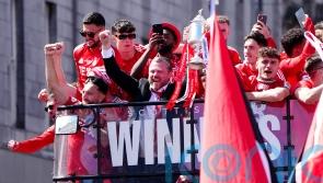 Jimmy Thelin hails &lsquo;incredible&rsquo; reception as Aberdeen parade Scottish Cup