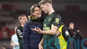 Nathan Collins hopes Thomas Frank remains at Brentford after international break