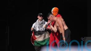 'Free Palestine': Kneecap perform to packed-out crowd at Glastonbury amid ongoing controversy