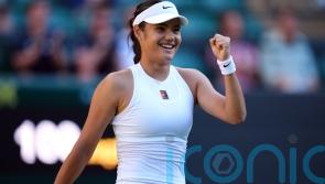 Emma Raducanu sails through &lsquo;awkward&rsquo; battle of Britain in Wimbledon opener