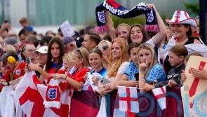 Football comes home: Jubilant fans greet Lionesses on return to England