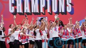 Story not done yet, says emotional Leah Williamson as England celebrate Euro win