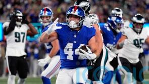 Cam Skattebo scores three touchdowns as New York Giants stun champions