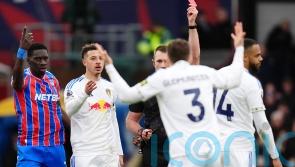 Crystal Palace held to a goalless draw by 10-man Leeds