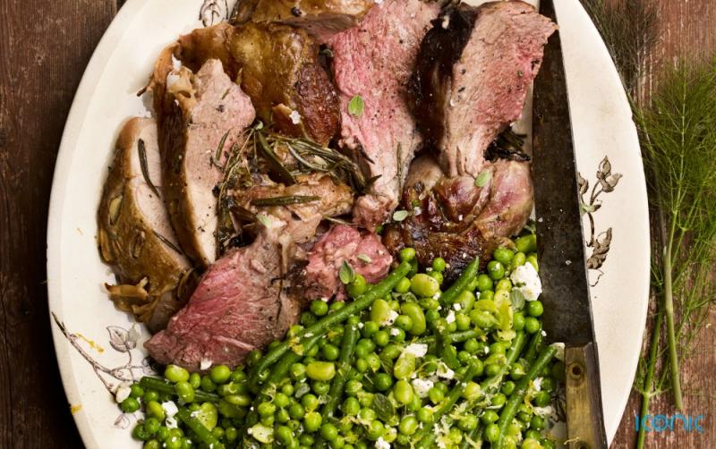 RECIPE: Sunday dinner sorted with this roast lamb, garden veg, oregano and feta