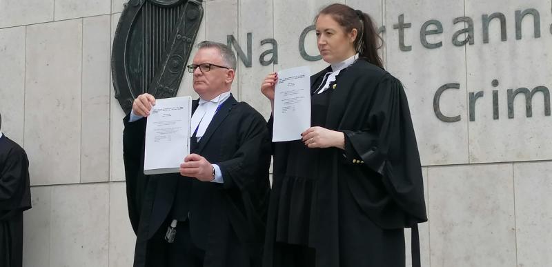 Irish lawyers protest over 'pitiful' rates of pay for legal aid in criminal cases