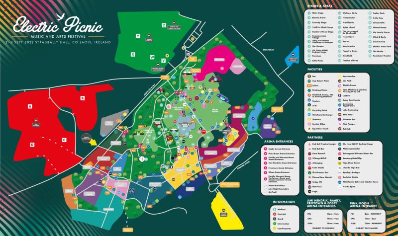 ELECTRIC PICNIC: Download and print your essential 2022 site map