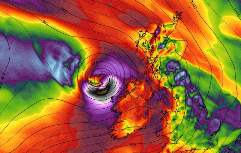 Storm Debi: Met Eireann issues STATUS RED warnings amid 'danger to life'