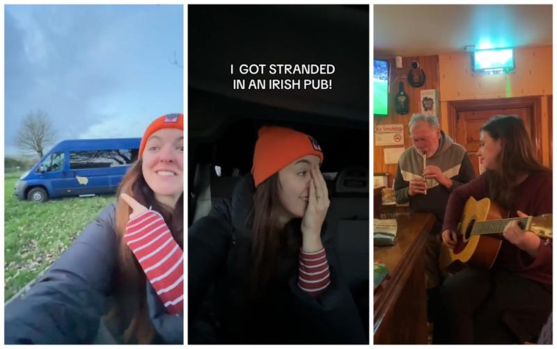 WATCH: 'I got stranded in an Irish pub' - Tourist's van trouble leads to 'best night' of trip