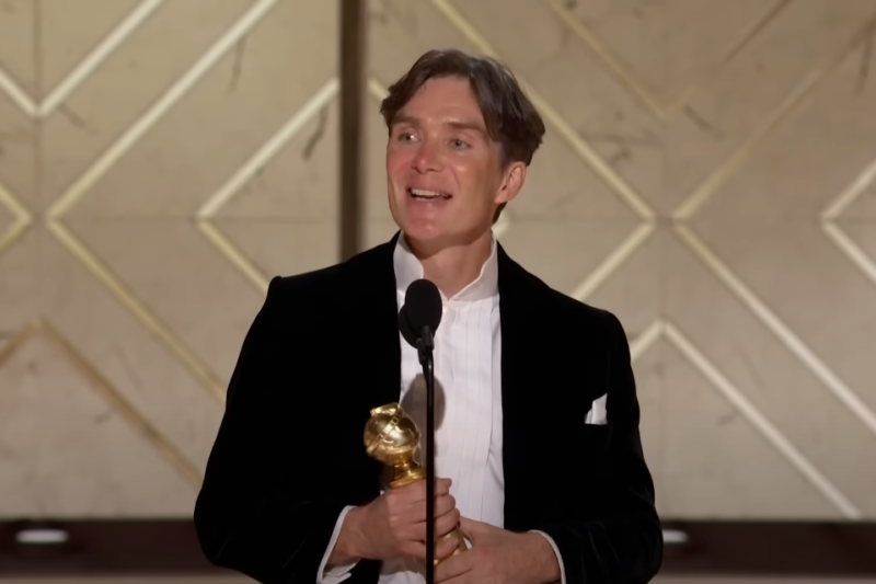 Cillian Murphy wins Best Actor at the Golden Globes