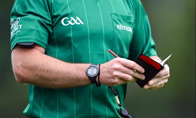 GAA referee hospitalised with broken bones by &lsquo;serious&rsquo; on-pitch incident