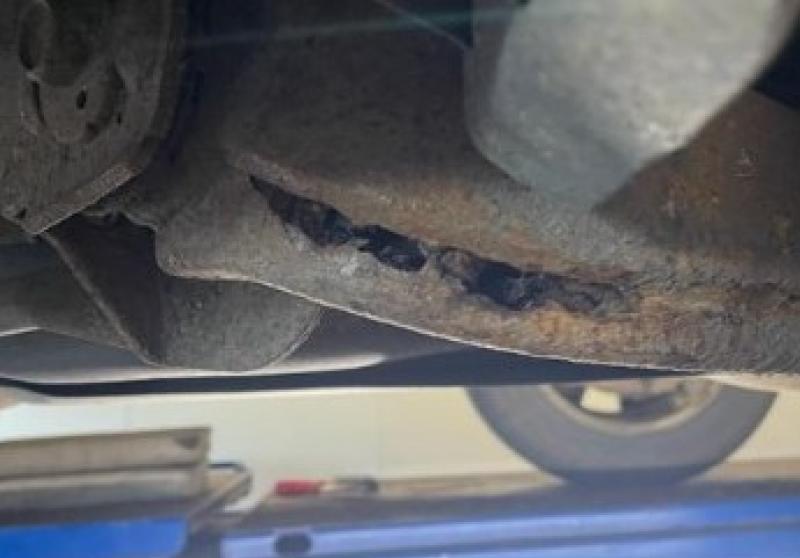 'Don't let this happen to you' - NCT testers in warning after car's major fail