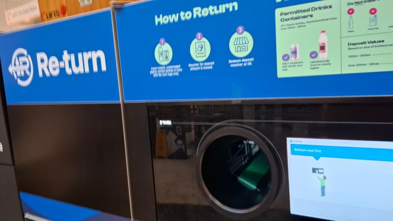 COMMENT: Queuing for the Re-turn machine gave me flashbacks of Covid-19