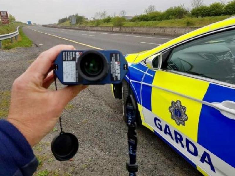 Garda&iacute; arrest driver clocked doing more than double the speed limit in broad daylight
