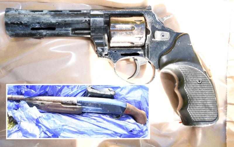 Three arrested as guns, ammo and drugs seized in raid by over 60 garda&iacute; in Cork