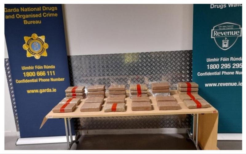 Man arrested after &euro;2.1 million worth of cocaine seized in Rosslare