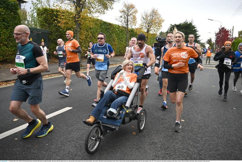 Colin Farrell in emotional tribute to friend with rare disease after Dublin marathon