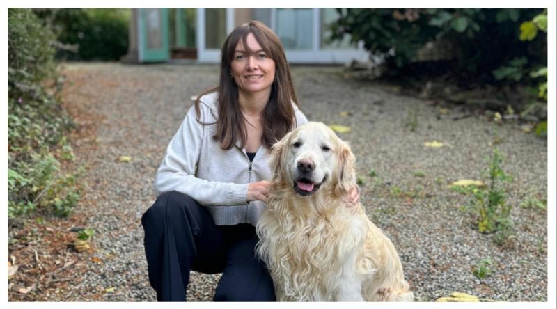 Ukrainian refugee's dog inspires stunning art collection