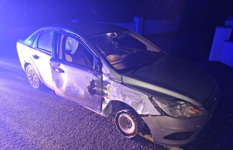 Garda&iacute; in Cork arrest driver on suspicion of driving intoxicated and with one tyre missing!