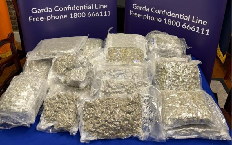 Man arrested and &euro;400k of 'vacuum-sealed bags' of cannabis seized as garda&iacute; raid house