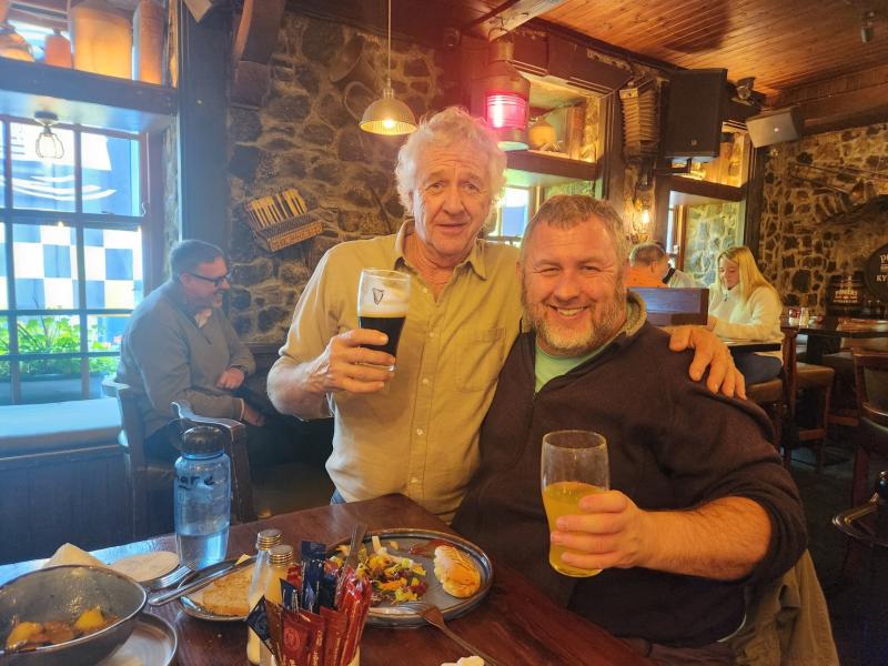 'G'day John!' - Home and Away star escapes Summer Bay to enjoy creamy Guinness in Ireland