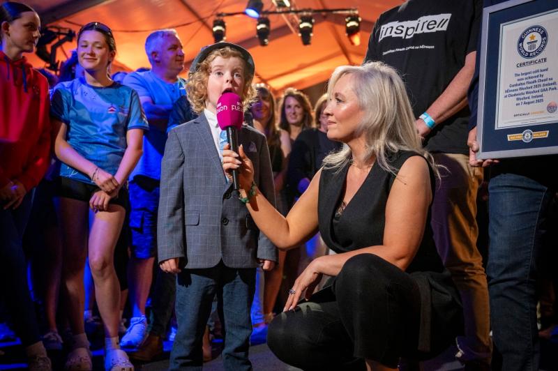 S&eacute;amie S&eacute;an performing at theFleadh Cheoil na h&Eacute;ireann 2025 