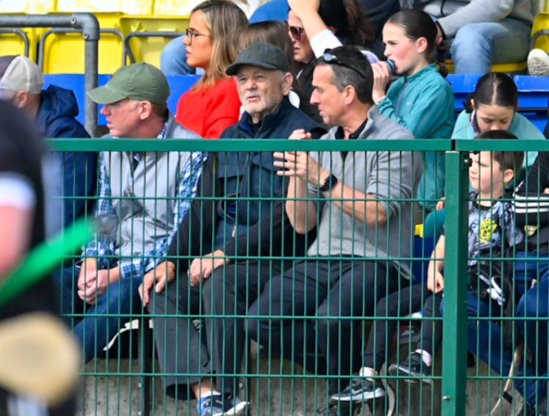 Spotted: Hollywood actor celebrates 75th birthday at  intermediate hurling club game 