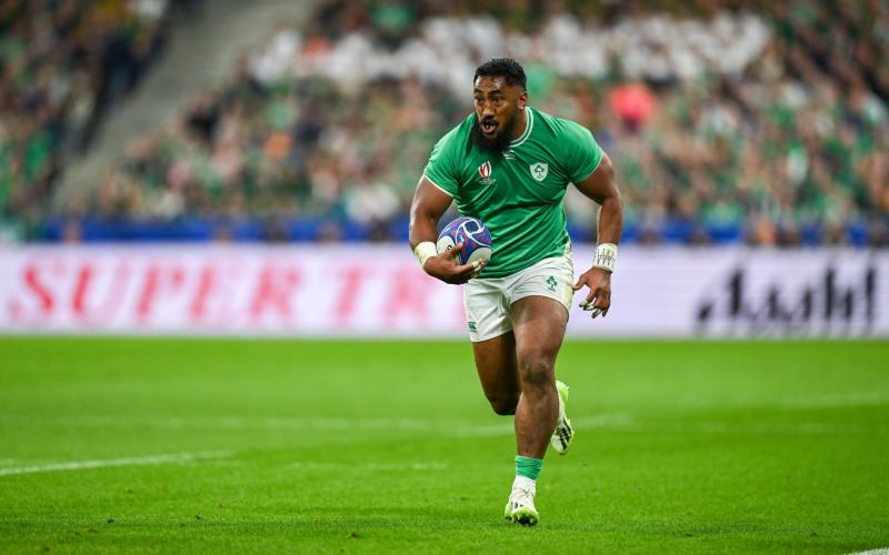 Ireland's Bundee Aki 'lost for words' as he is awarded man of the match against South Africa