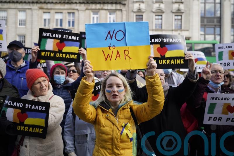 Priest who threw paint at Russian embassy urges war protests to continue