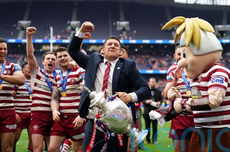 Late Challenge Cup triumph not sinking in for victorious Wigan coach Matt Peet