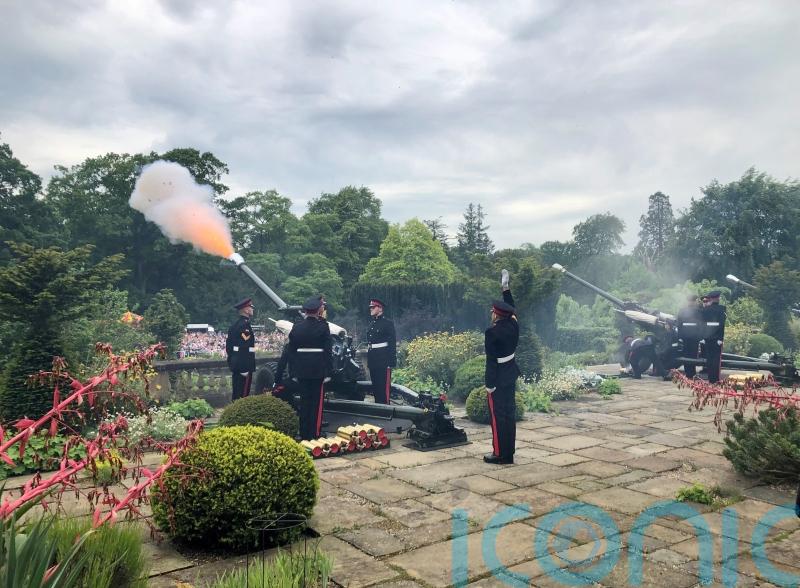 Platinum Jubilee celebrations begin in Northern Ireland with 42-gun salute