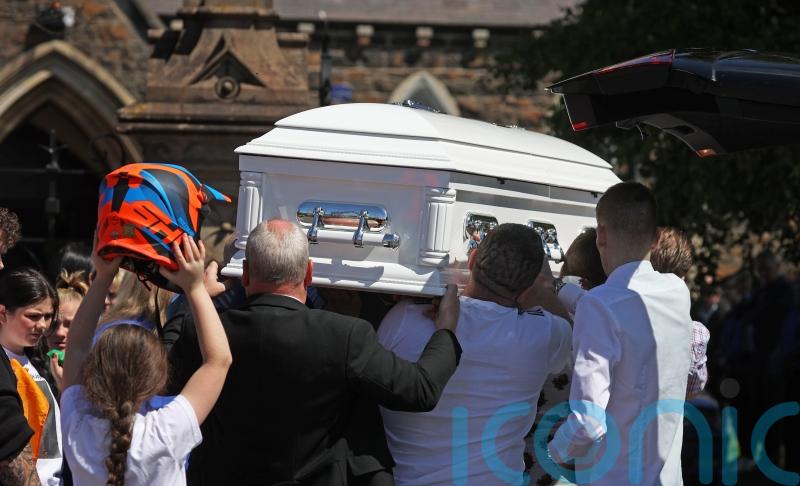 Mourners at funeral of Northern Irish child warned of motorsport dangers