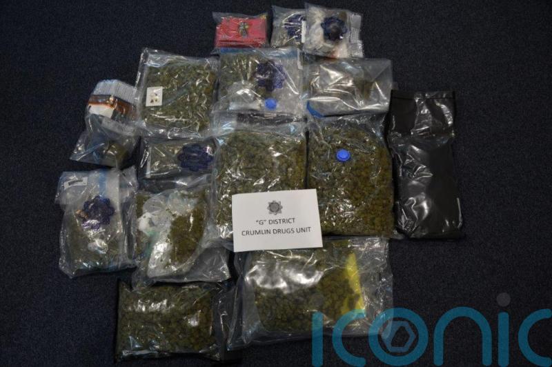Two people arrested after 127,000 euro worth of cannabis seized in Dublin