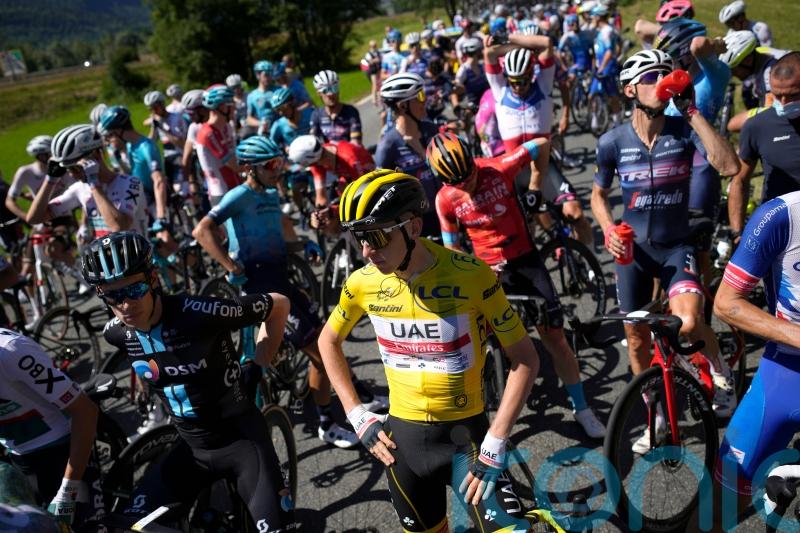 Tadej Pogacar fights to hang on to the yellow jersey at the Tour de France